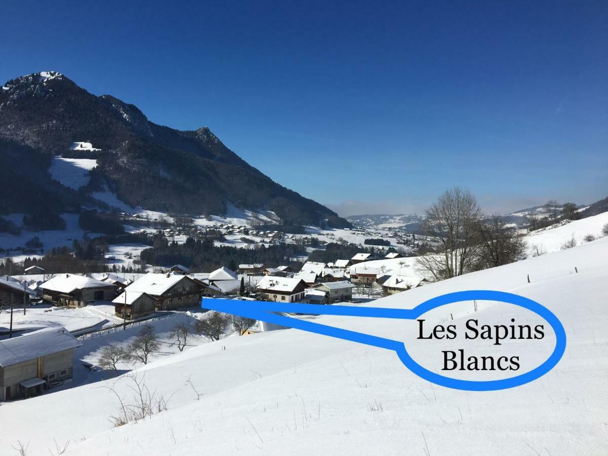 Les Sapins Blancs Apartamento Vacheresse Exterior foto